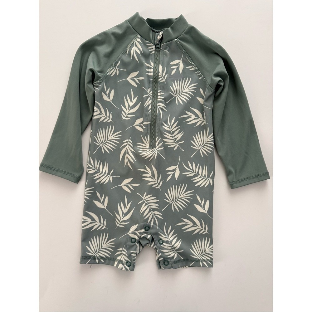 Eddie Bauer Kids Rash Guard & Hat UPF 30 lightweight Quick Dry Swimsuit‎ 18m